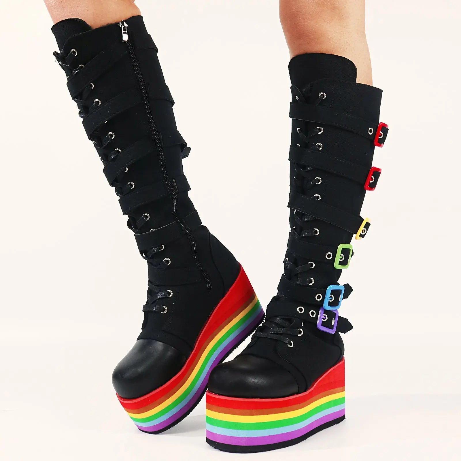 Womens Rainbow Fashion Gigifox Boots - Season Prestige