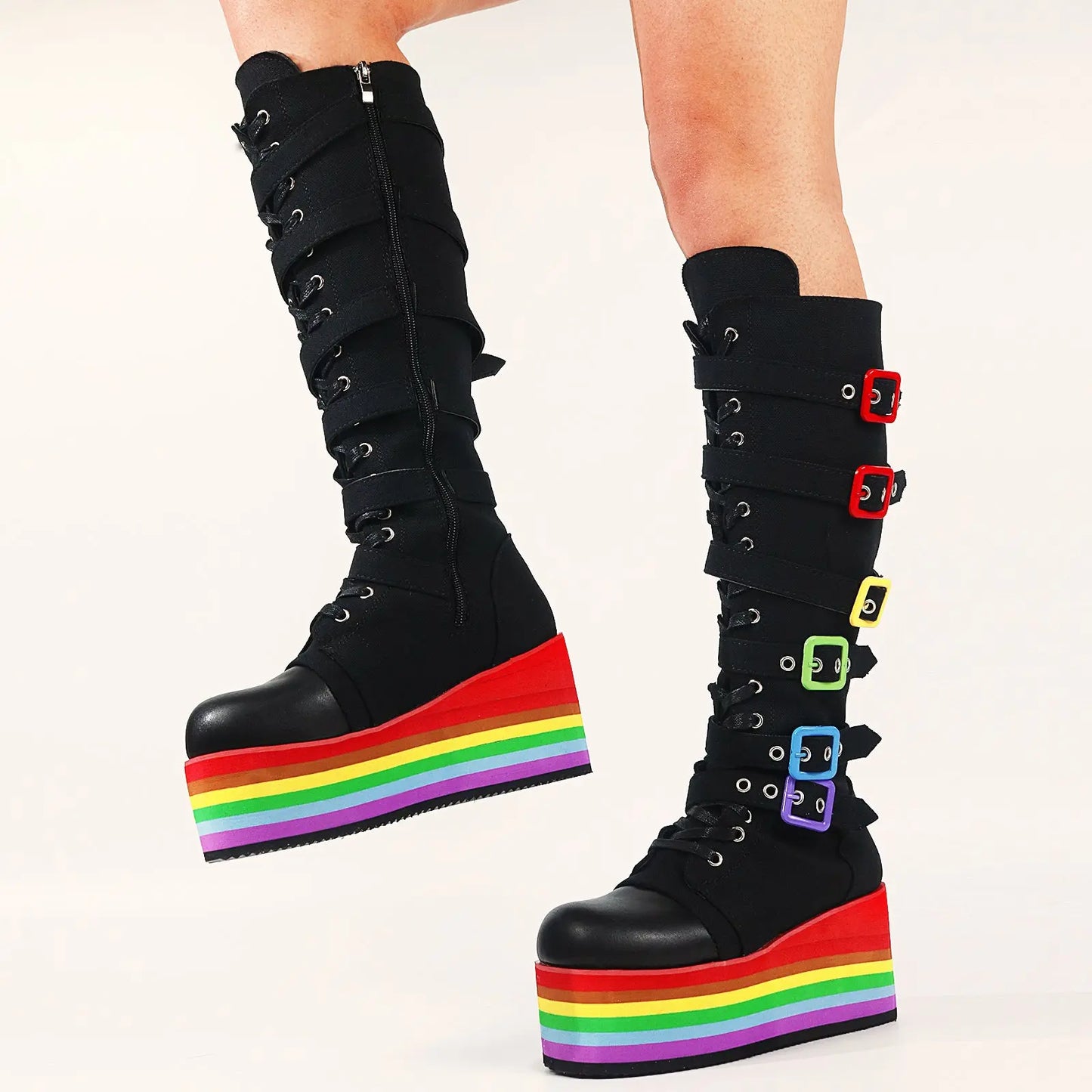 Womens Rainbow Fashion Gigifox Boots - Season Prestige