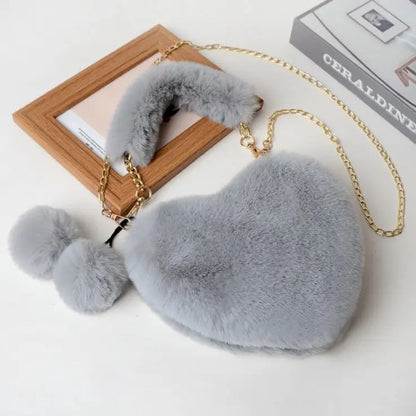 Ladies Heart Shaped Shoulder Bag - Season Prestige