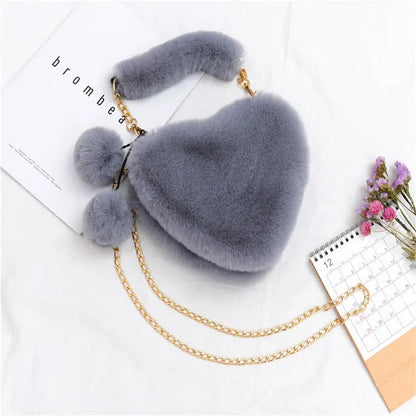 Ladies Heart Shaped Shoulder Bag - Season Prestige