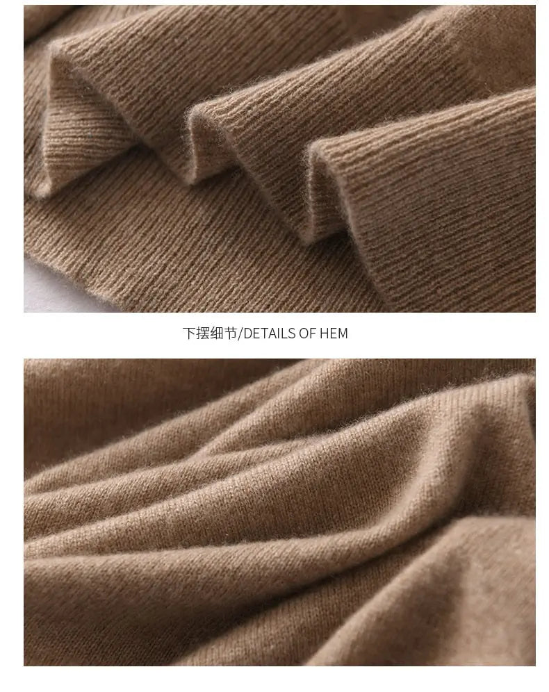 Half-Neck Wool Sweater - Season Prestige