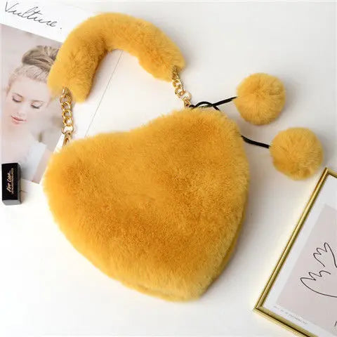 Ladies Heart Shaped Shoulder Bag - Season Prestige