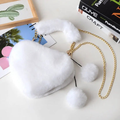 Ladies Heart Shaped Shoulder Bag - Season Prestige