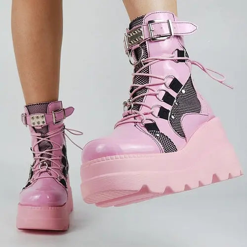 Ladies Punk Gigantic  Boots - Season Prestige Ladies Punk Gigantic Boots