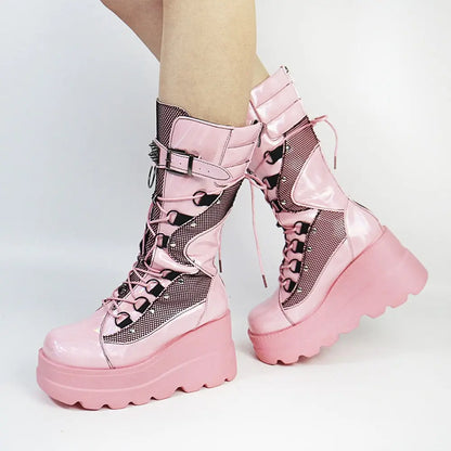 Ladies Punk Gigantic  Boots - Season Prestige Ladies Punk Gigantic Boots