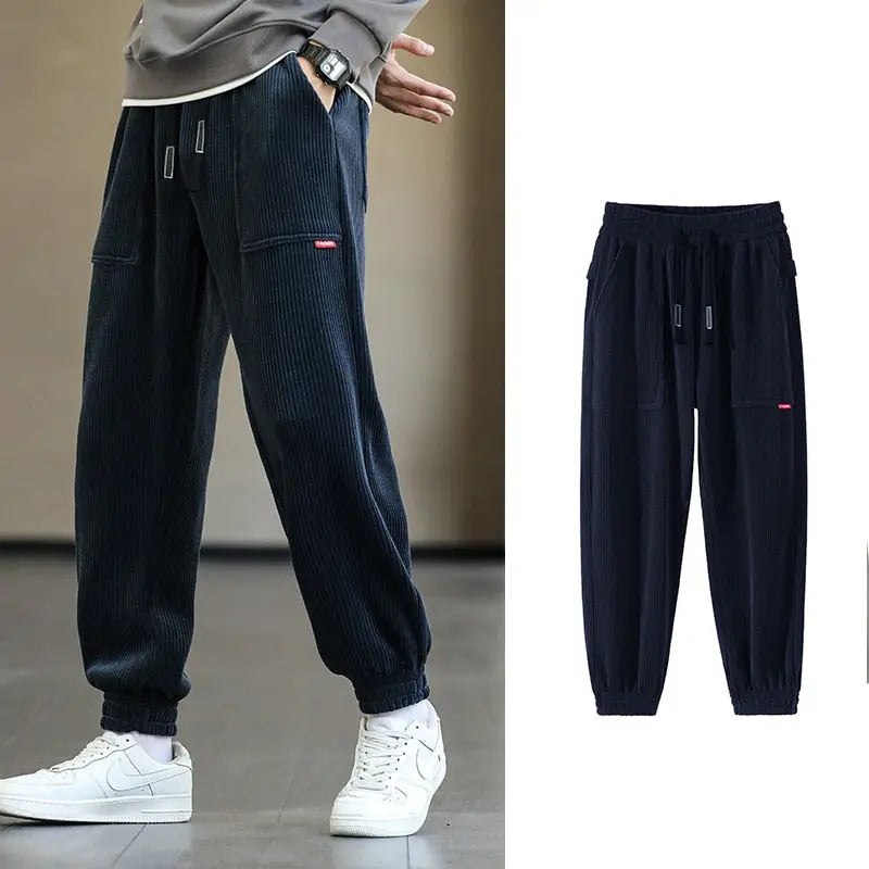 New Autumn Winter  Men Baggy Joggers - Season Prestige