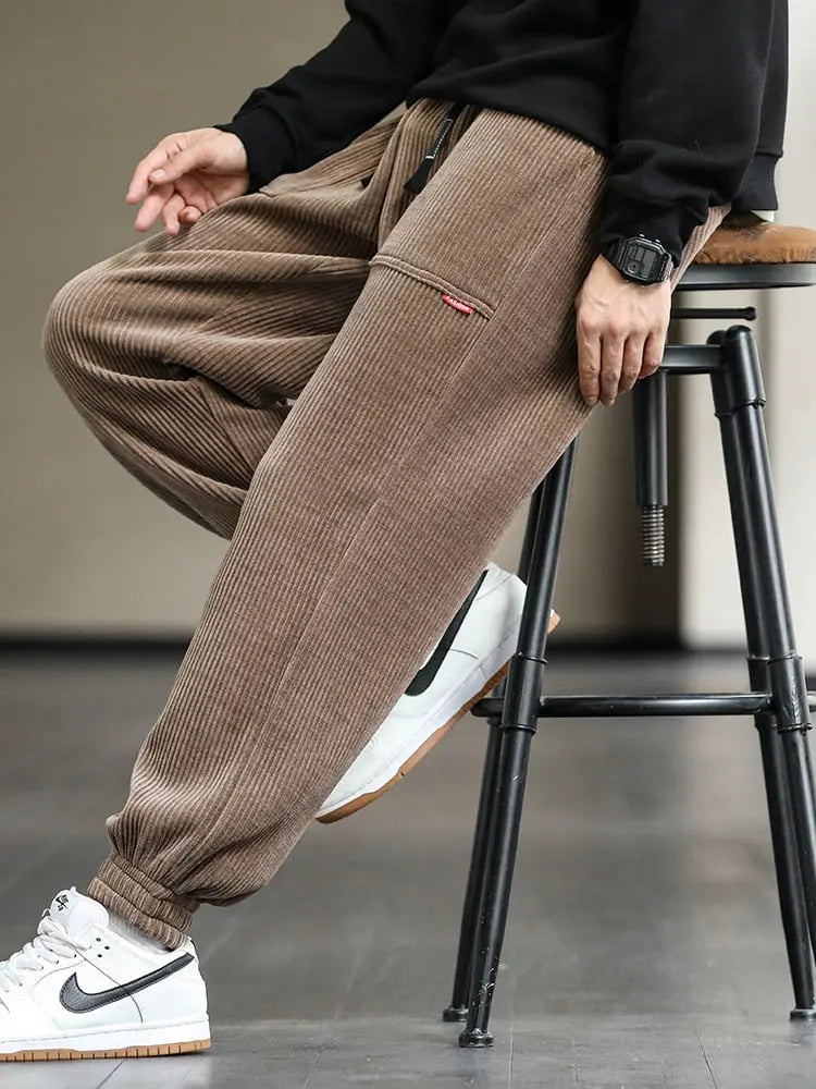 New Autumn Winter  Men Baggy Joggers - Season Prestige