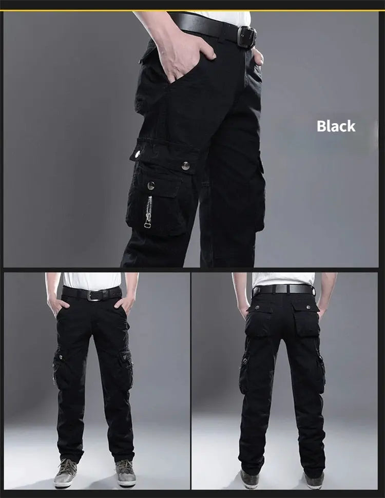 Multi-Pocket Men Pants - Season Prestige