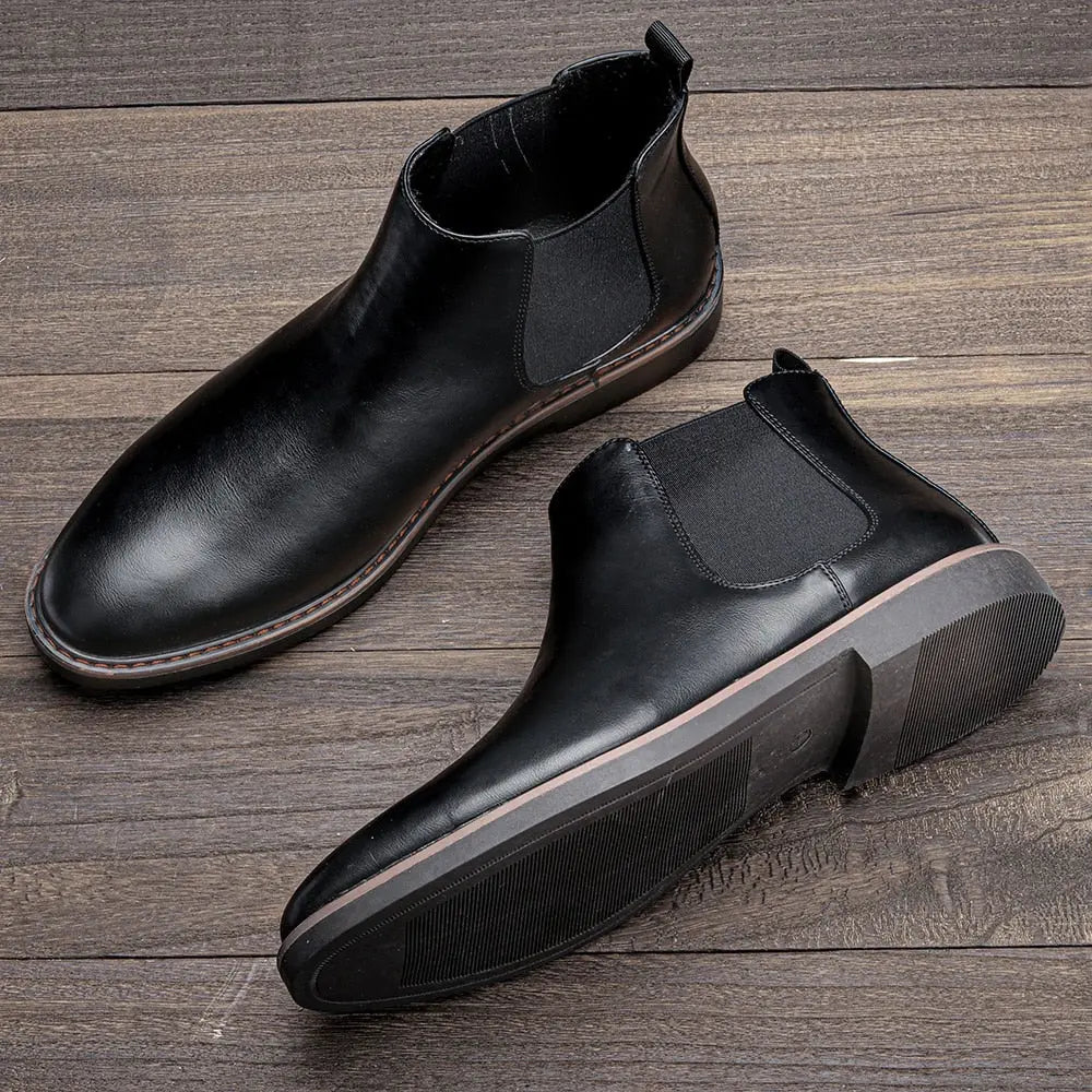 Men Leather Boots - Season Prestige