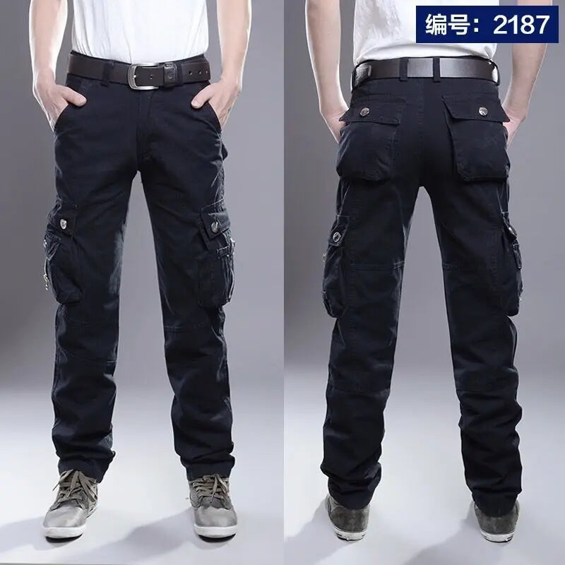 Multi-Pocket Men Pants - Season Prestige