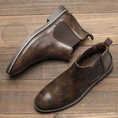 Men Leather Boots - Season Prestige