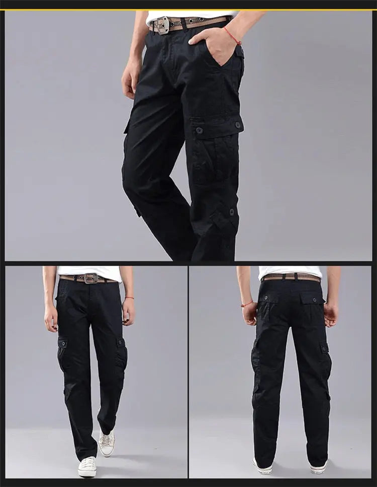 Multi-Pocket Men Pants - Season Prestige