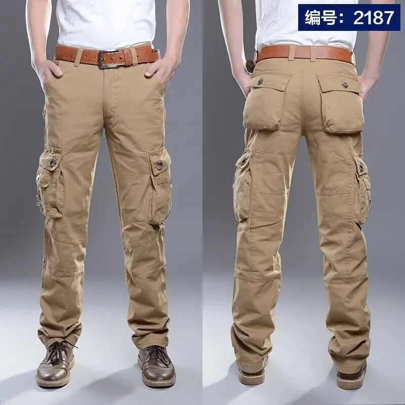 Multi-Pocket Men Pants - Season Prestige