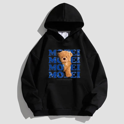 Bear Printed Hoody For Men/Women - Season Prestige