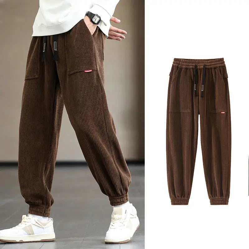 New Autumn Winter  Men Baggy Joggers - Season Prestige