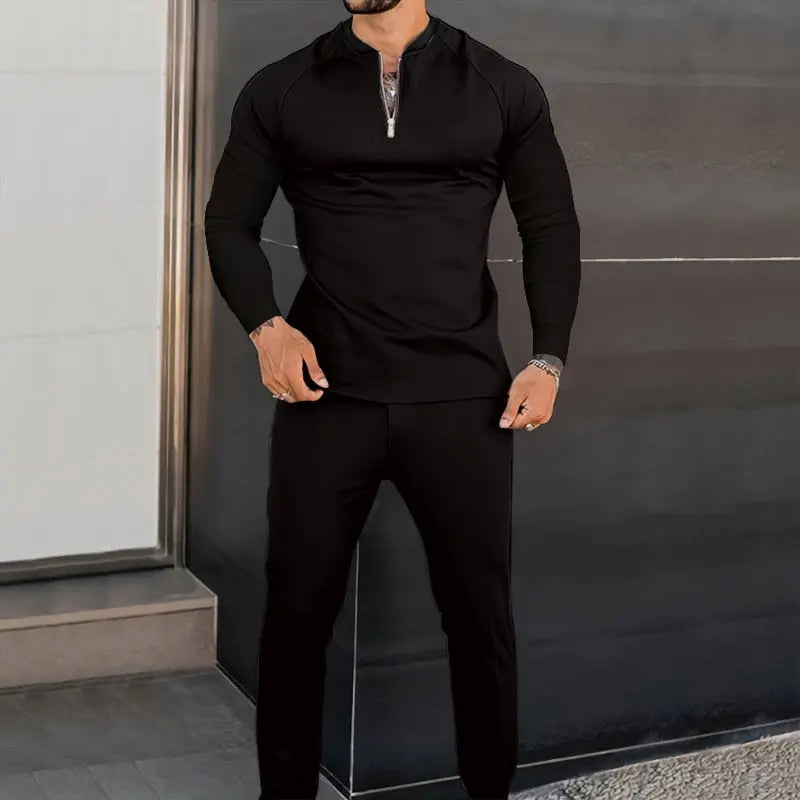 Men V-neck Clothing Sets - Season Prestige