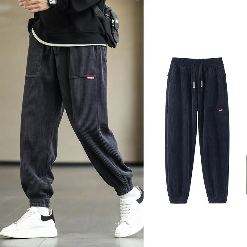 New Autumn Winter  Men Baggy Joggers - Season Prestige