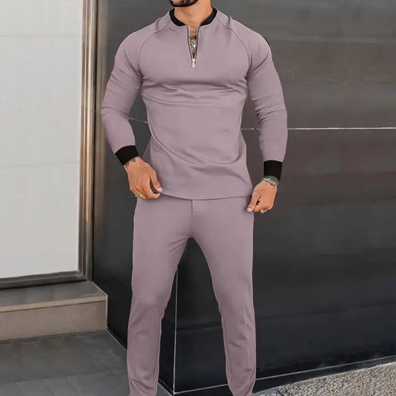 Men V-neck Clothing Sets - Season Prestige