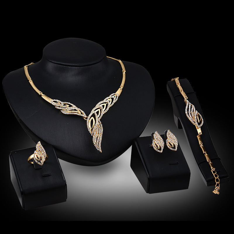 Gold Bridal Jewelry Set Season Prestige