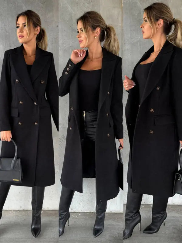 Season Prestige Women's Business Casual Overcoat | Graceful Style