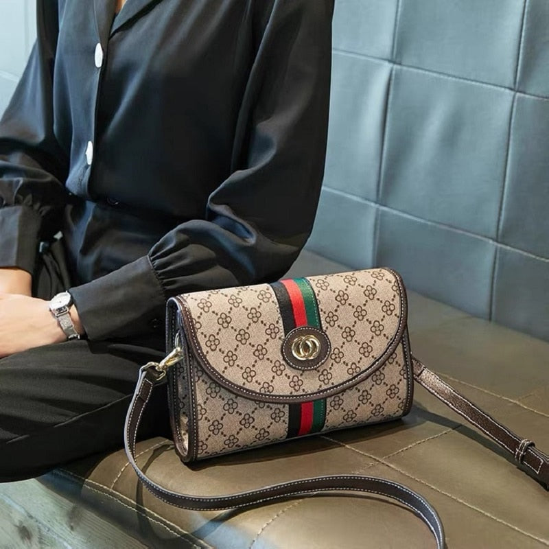 Luxury Canvas Shoulder Bag Season Prestige