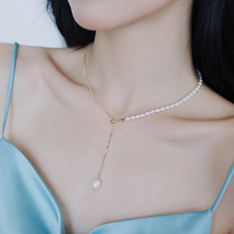 Pearl Chain Necklace Season Prestige