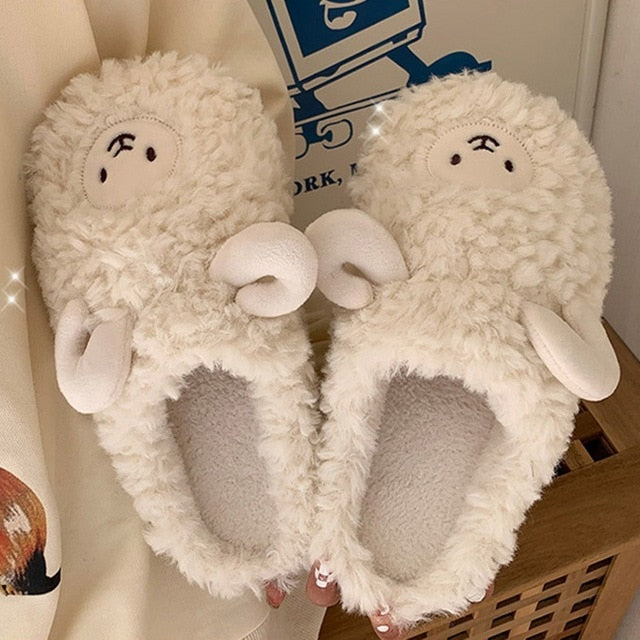 Fluffy Cute Animal Slippers Season Prestige