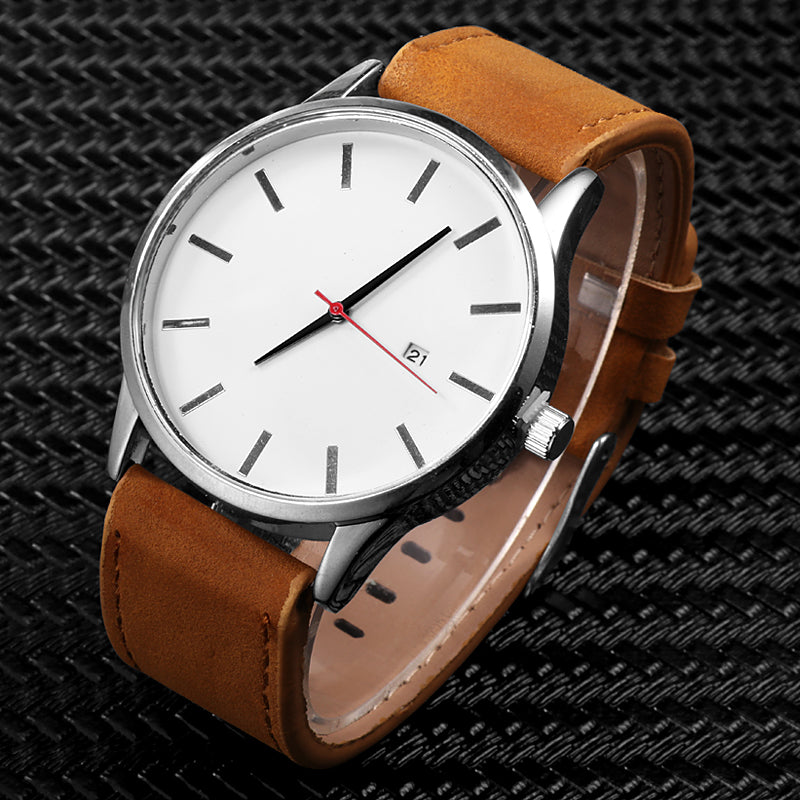 Leather Quartz Watch Season Prestige