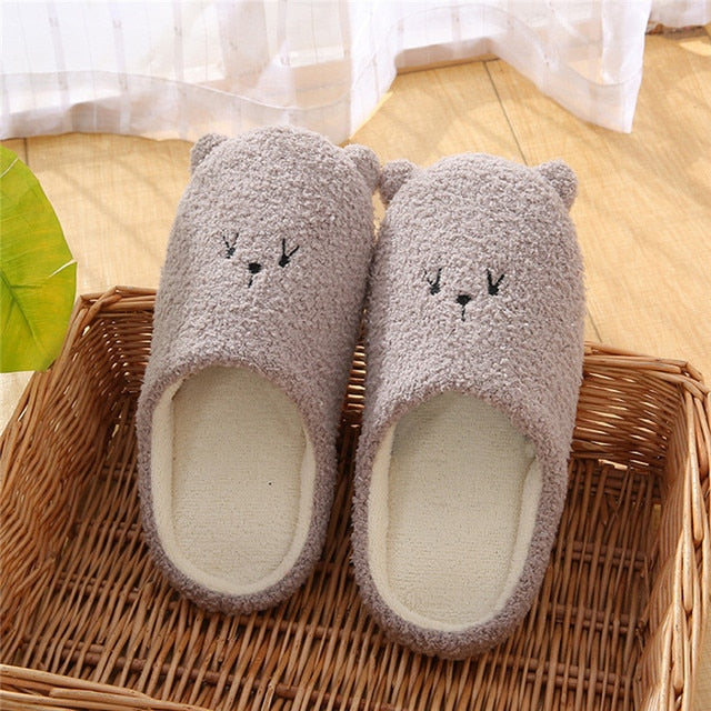 Fluffy Cute Animal Slippers Season Prestige