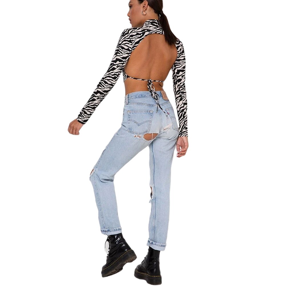 Dragon Printed Women Sexy Crop Top Season Prestige