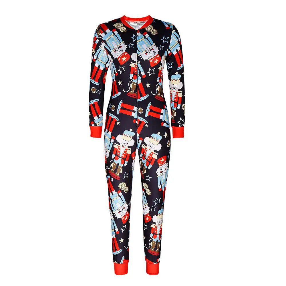 Season Prestige Christmas Jumpsuits: Festive Long-Sleeve Bodysuits