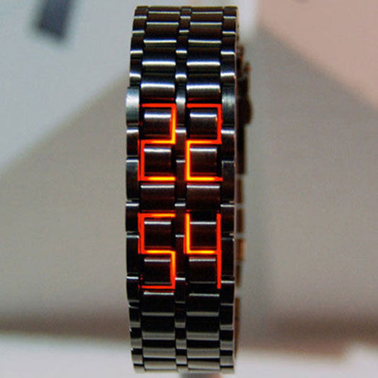 Digital Lava Wrist Watch Season Prestige