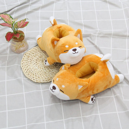 Puppy Home Plush Slippers Season Prestige