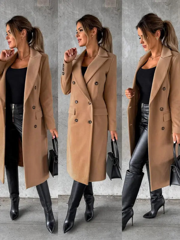 Season Prestige Women's Business Casual Overcoat | Graceful Style